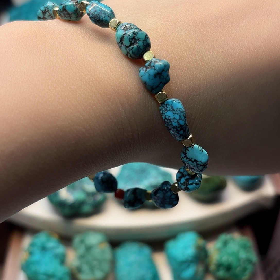 绿松石未镶嵌绿松石老型