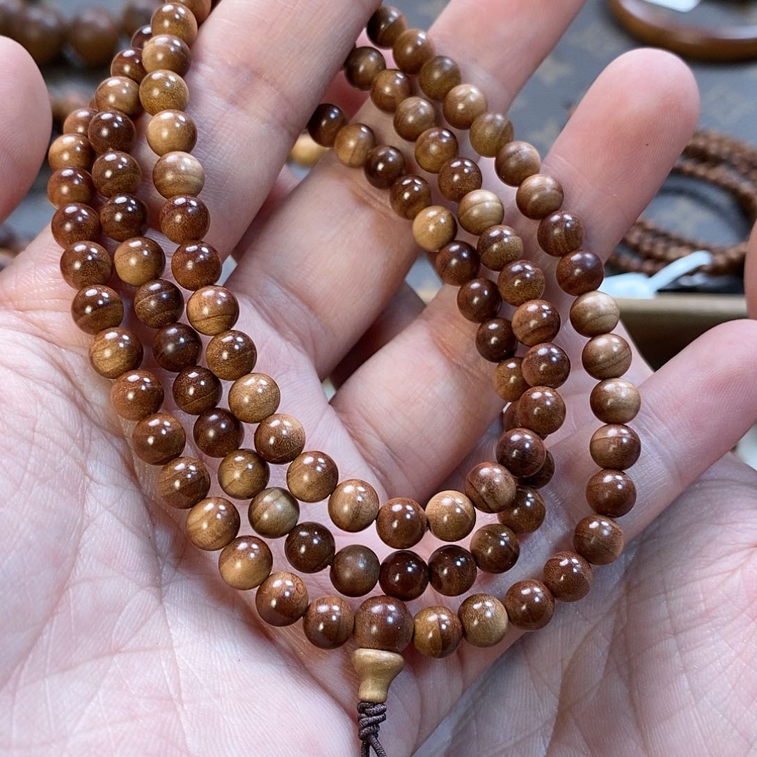 檀香木手串/手链钢印料06沉水料