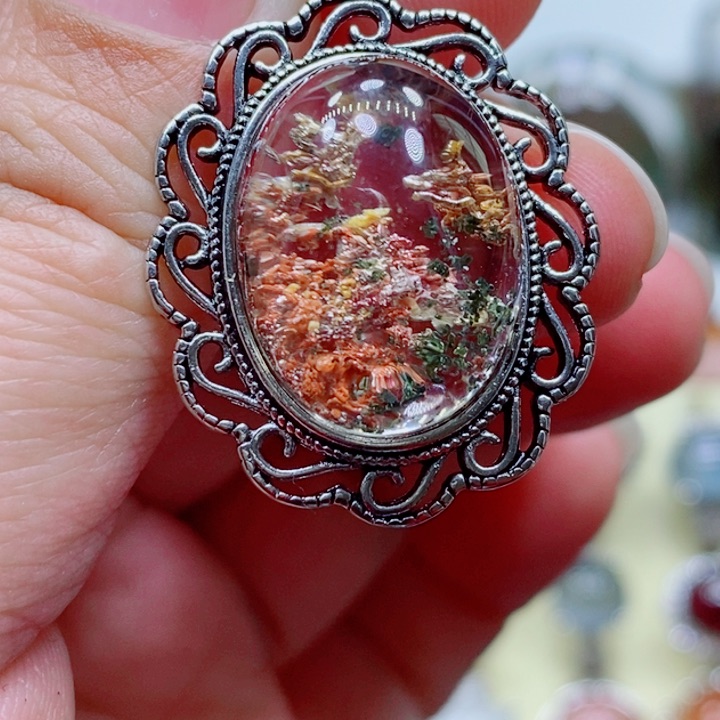 水晶戒指未镶嵌水晶