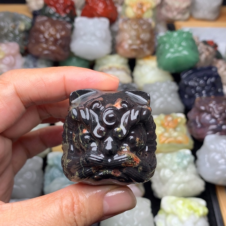 挂件玛瑙/玉髓合金