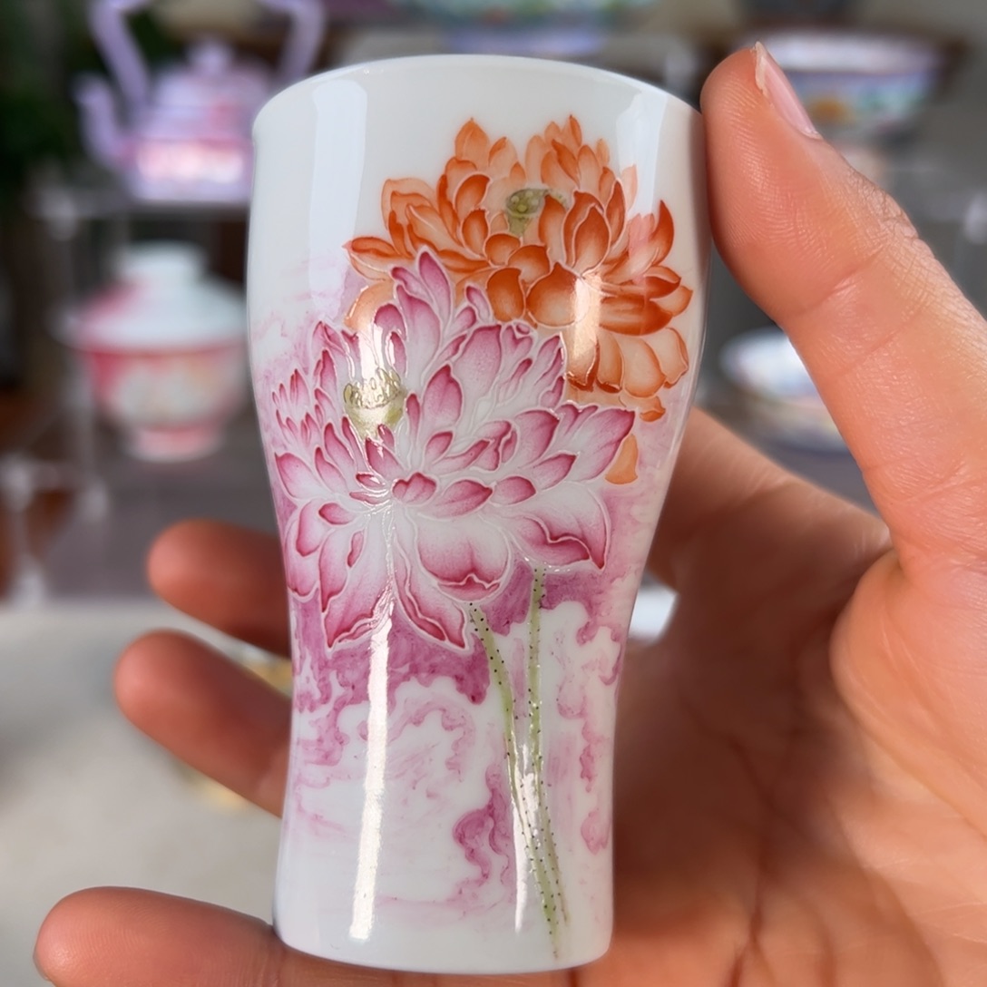 纯手工手绘 高端茶器