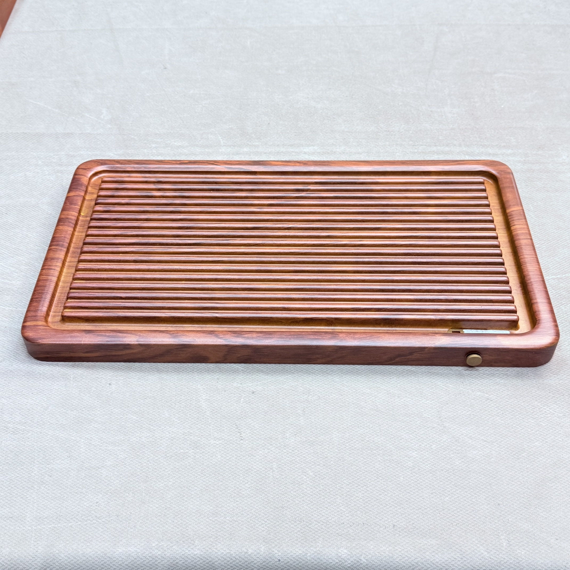 百川【尺寸50*28*3】直条实木茶盘