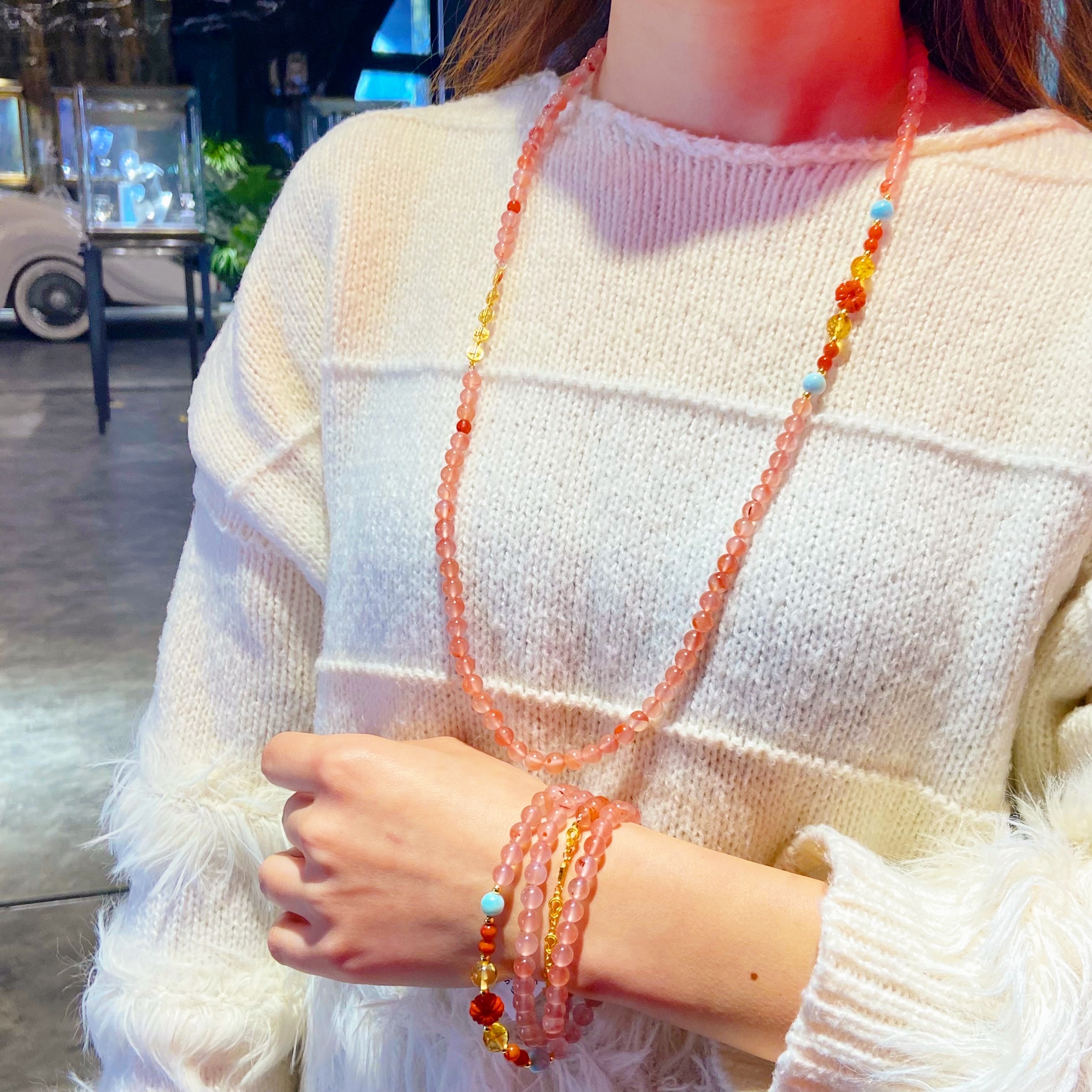 南红玛瑙diy项链【多样性发一】【NH021】