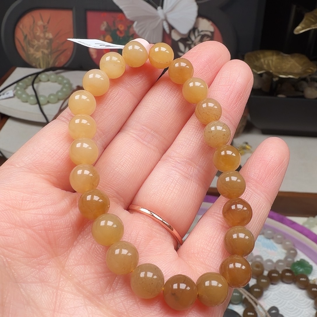 和田玉（糖玉）未镶嵌手链