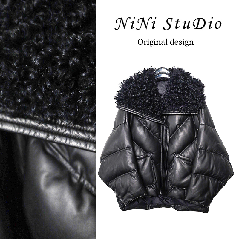 “提格拉多绵羊皮鹅绒服” 90白鹅绒 女士真皮鹅绒服 2025秋冬3069