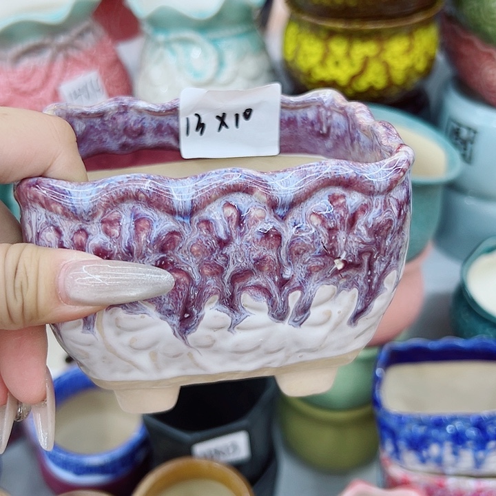 有孔，满10元发货多肉陶瓷花盆