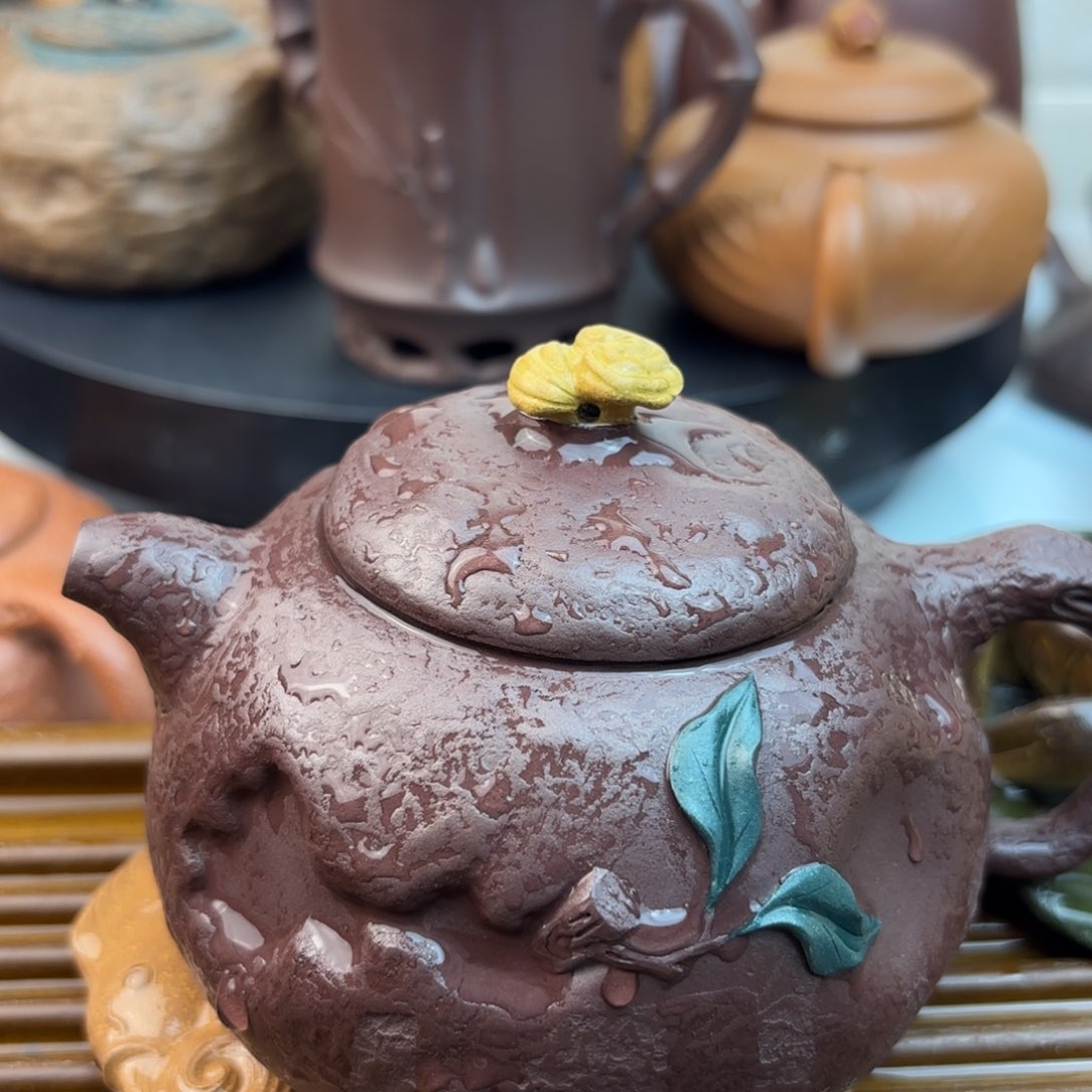 茶壶紫砂枯木原矿紫砂壶