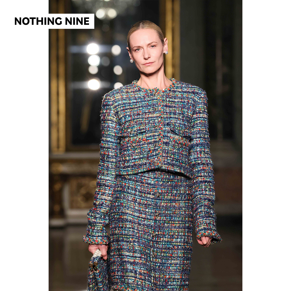 NOTHING NINE 【米兰秀款】法国进口scop粗花呢外套/半裙/长裤/包