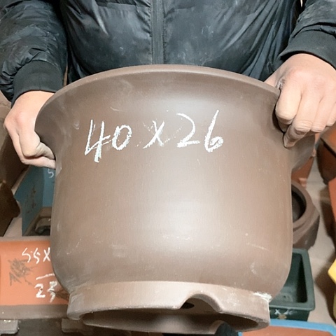 紫砂花盆手工制作