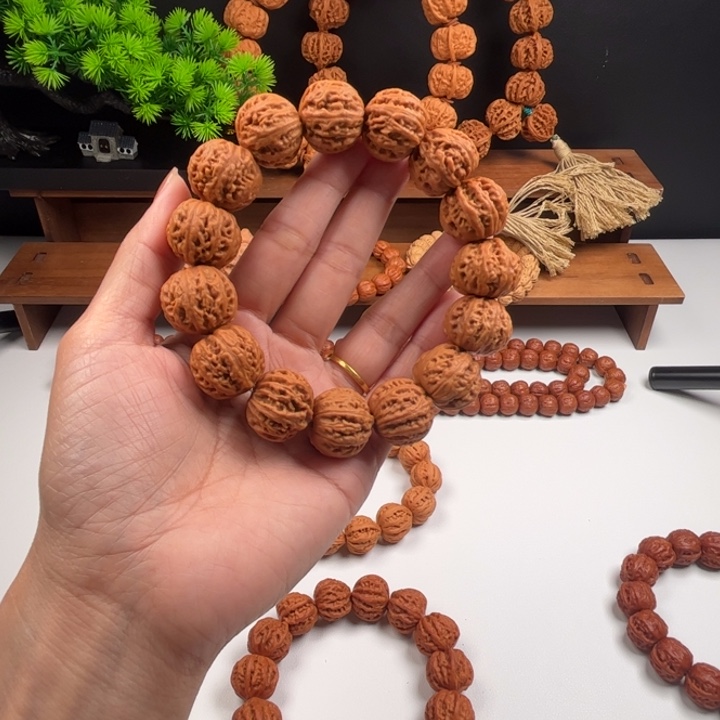 羊***花吊坠文玩核桃小核桃2