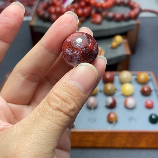 南红玛瑙单珠20多样性发未镶嵌