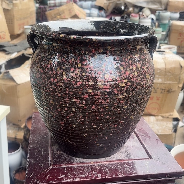 紫砂茶碗彩口径25高度25