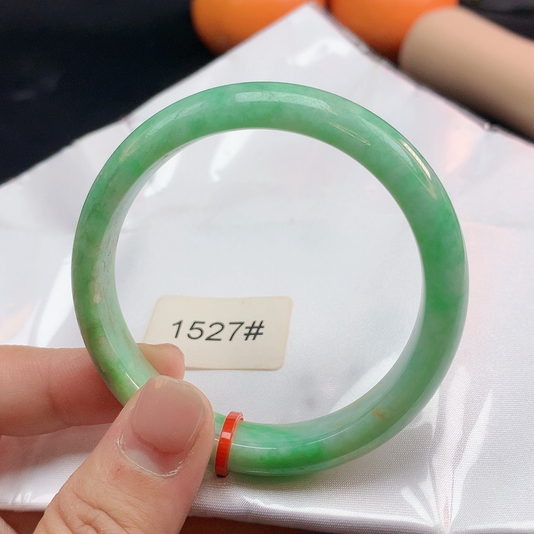 翡翠手镯未镶嵌52圈1527