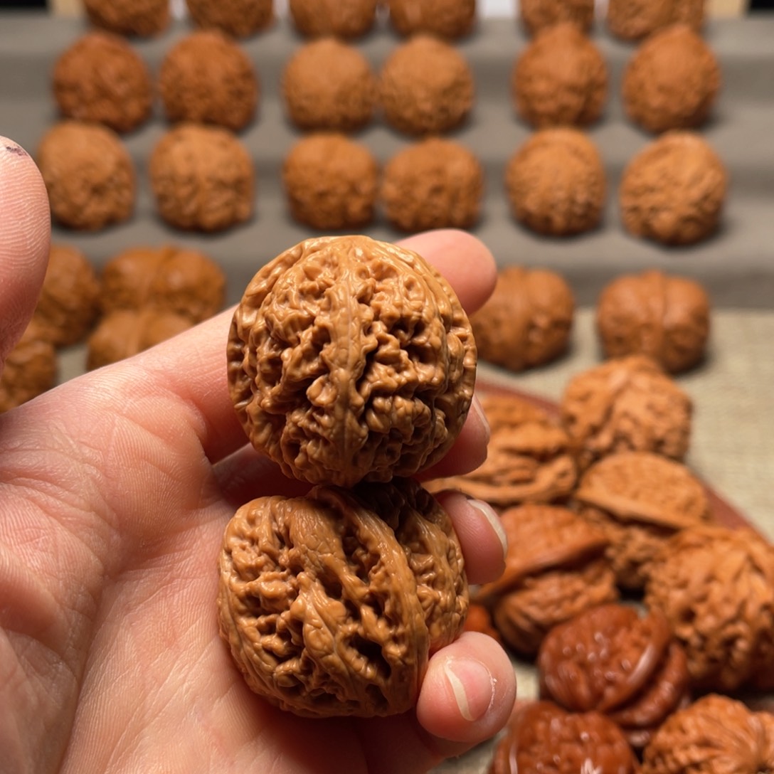 文玩核桃把件磊36平谷大粗筋