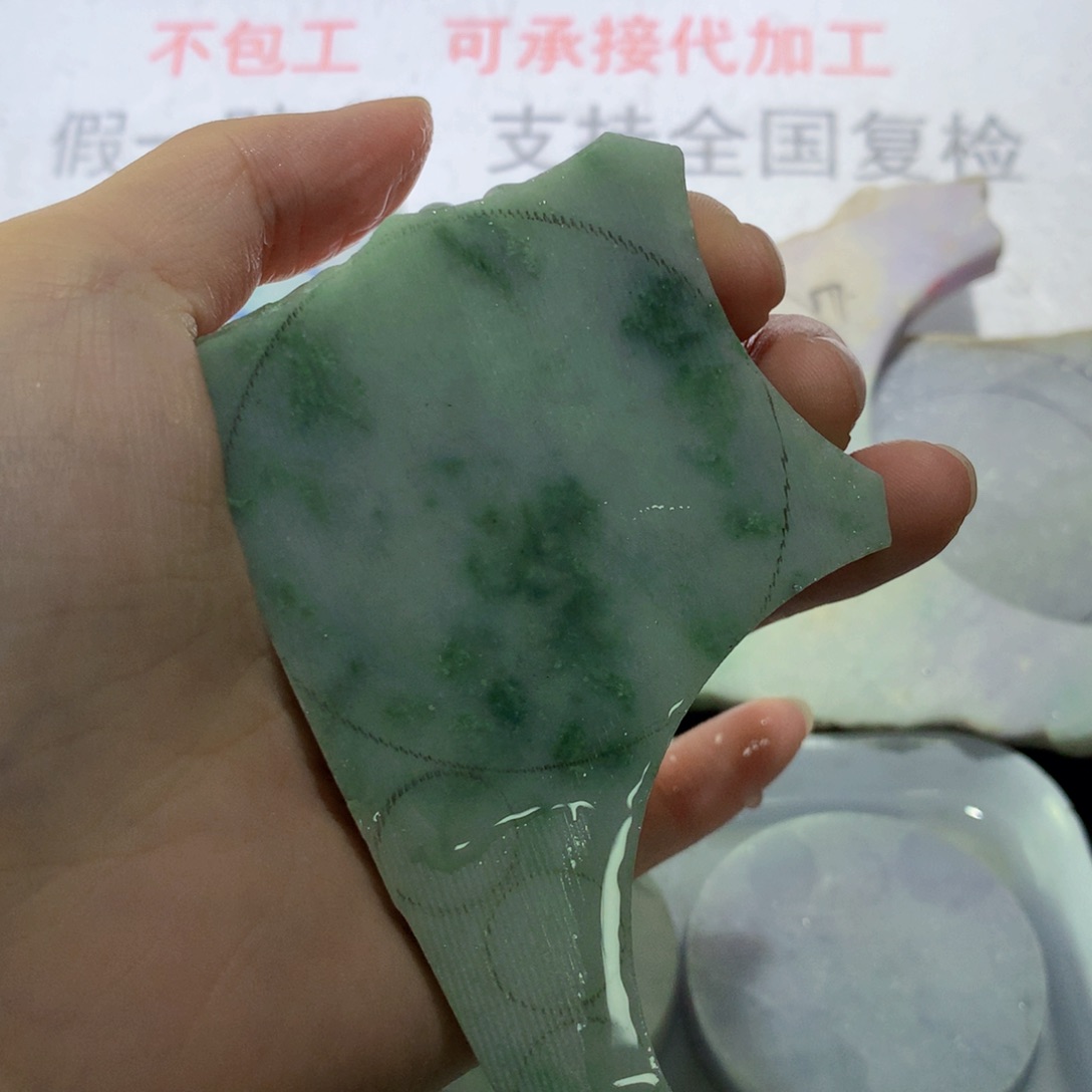 裸石翡翠天然缅甸a货12