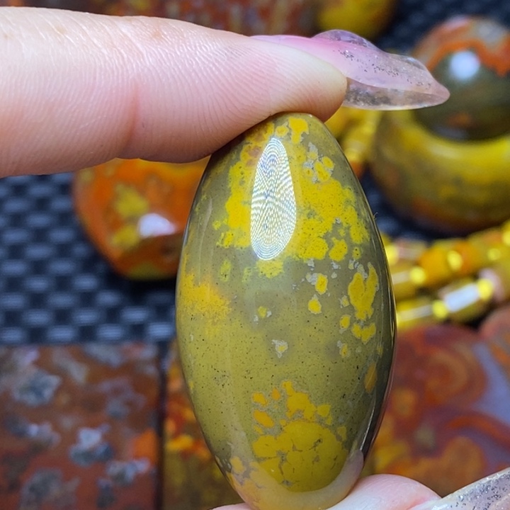 玛瑙/玉髓颈饰足银镀金镶嵌