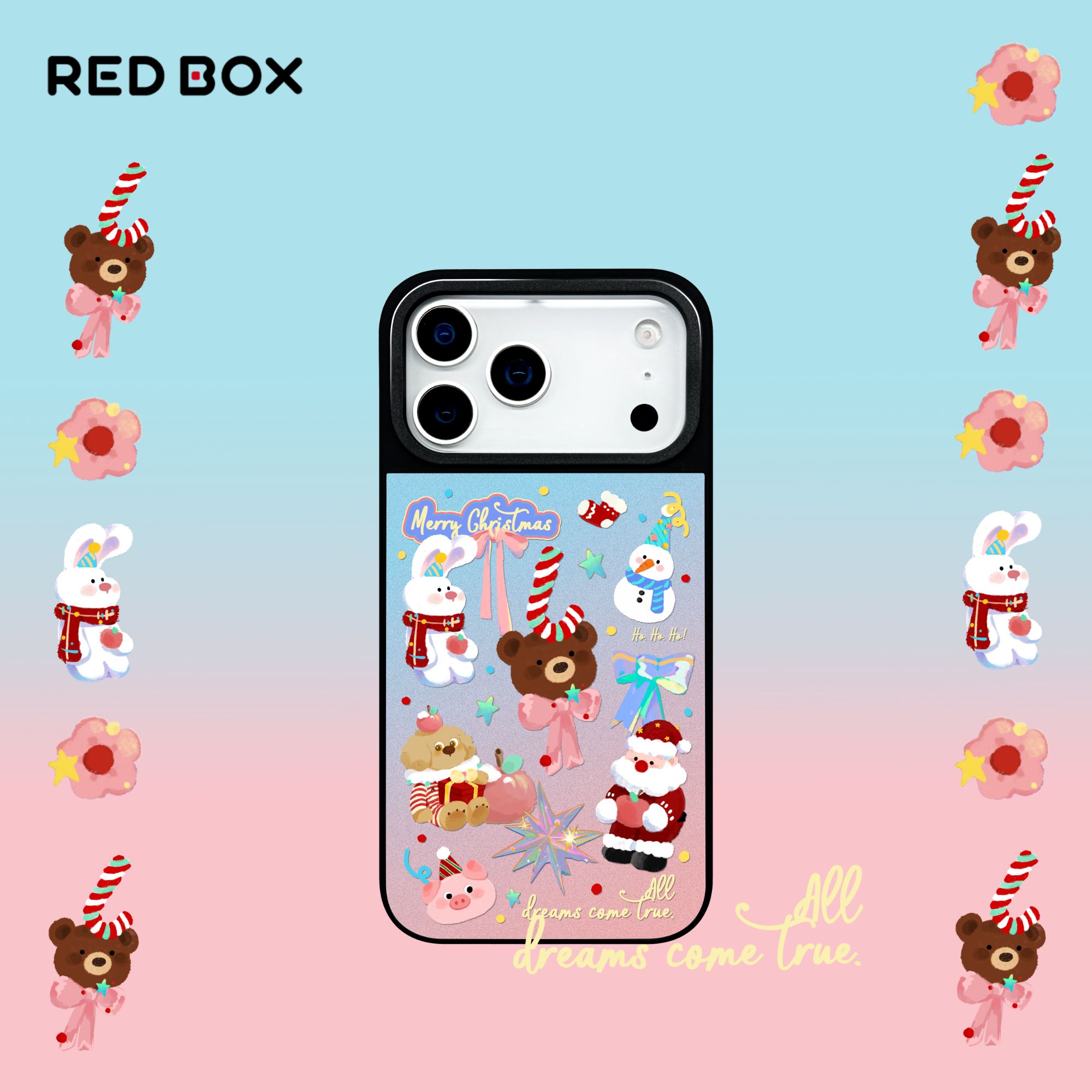 REDBOX“美梦成真”圣诞手机壳磁吸保护防摔适用苹果iPhone16/17