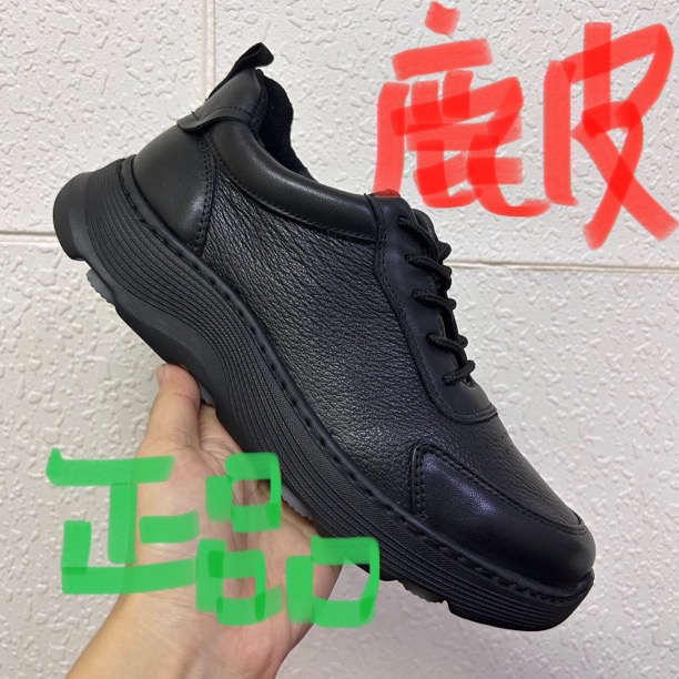 【鹿皮运动鞋】2025新款鹿皮加绒超轻透气柔软舒适软底休闲皮鞋男鞋