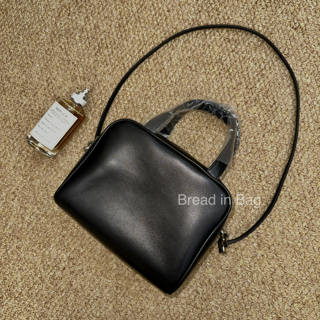 【BID】【N-Ra羊皮小方包】25新款爆款简约百搭单肩手提保龄球方包