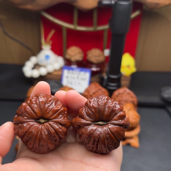 把件文玩核桃南瓜墩全品45
