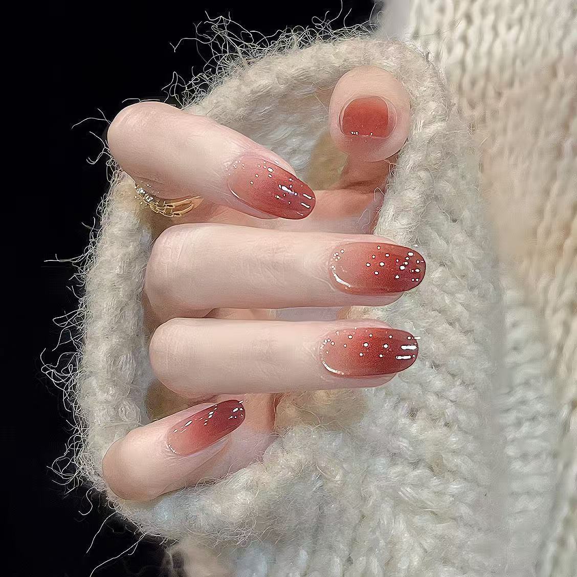 44 莓梅浆果"Moldy pium juice"高气质穿戴美甲