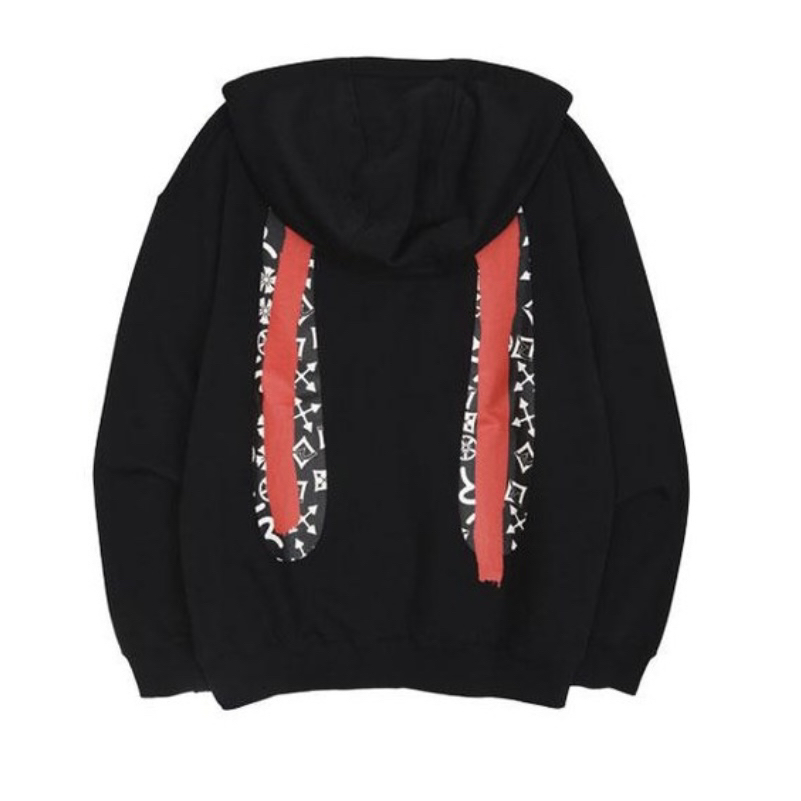 Evisu714奥利奥大M连帽长袖卫衣