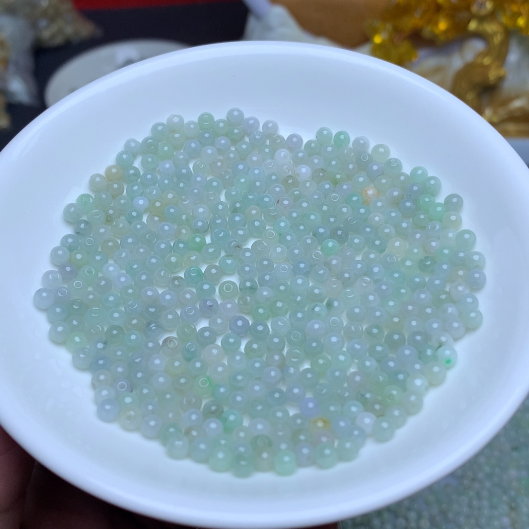 【闪购商品】翡翠手链未镶嵌卡3.5冰晴100个