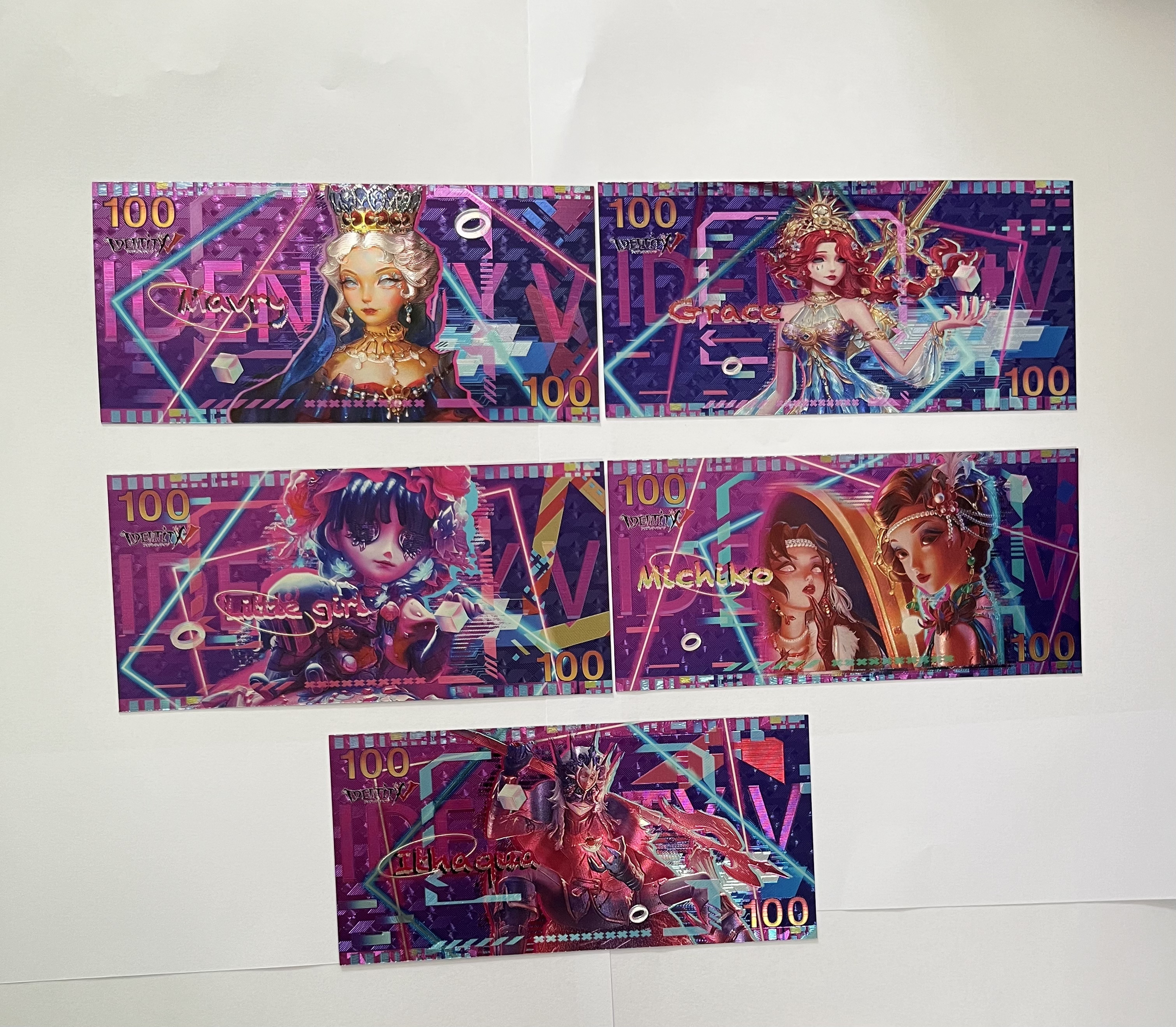 十款 第五人格 纪念卡牌  最新版 彩色卡牌  生日礼物推荐