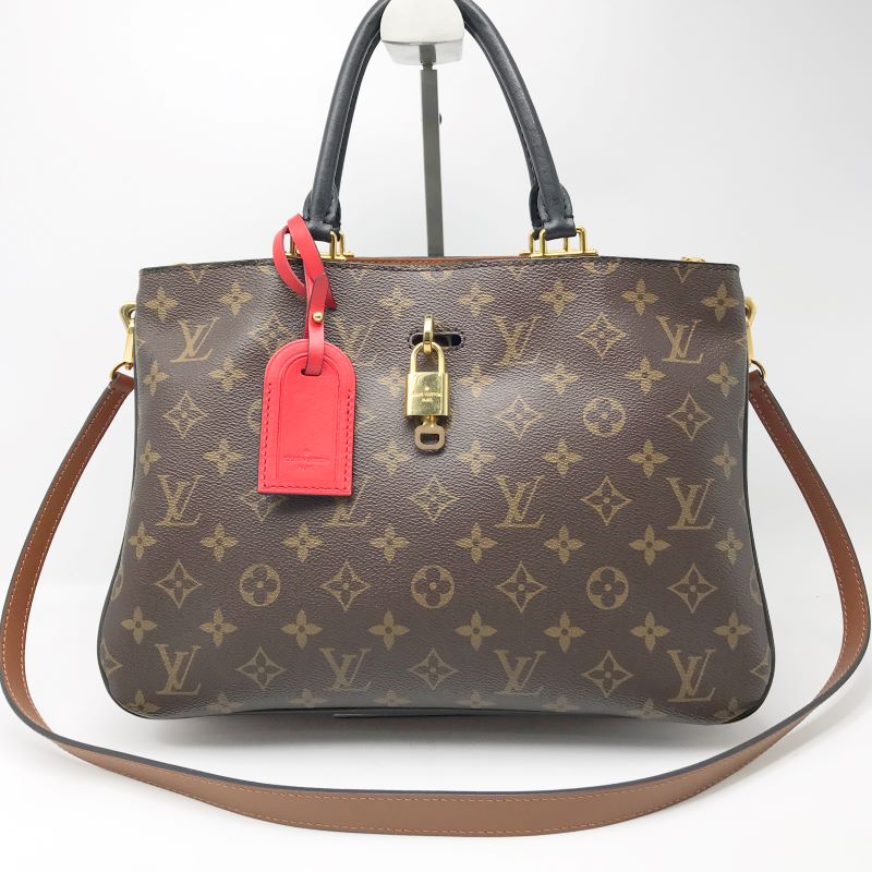 95新 LouisVuitton/路易威登 洋诚二手 LV老花拼色单肩包