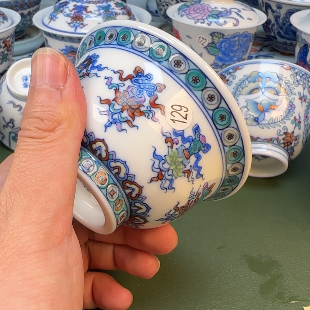 景德镇手工手绘茶具129