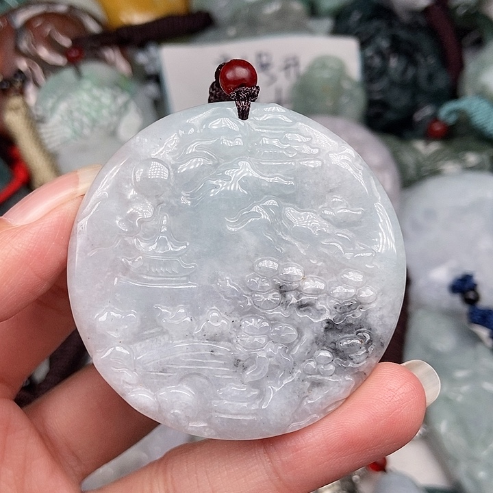 颈饰未镶嵌翡翠翡翠