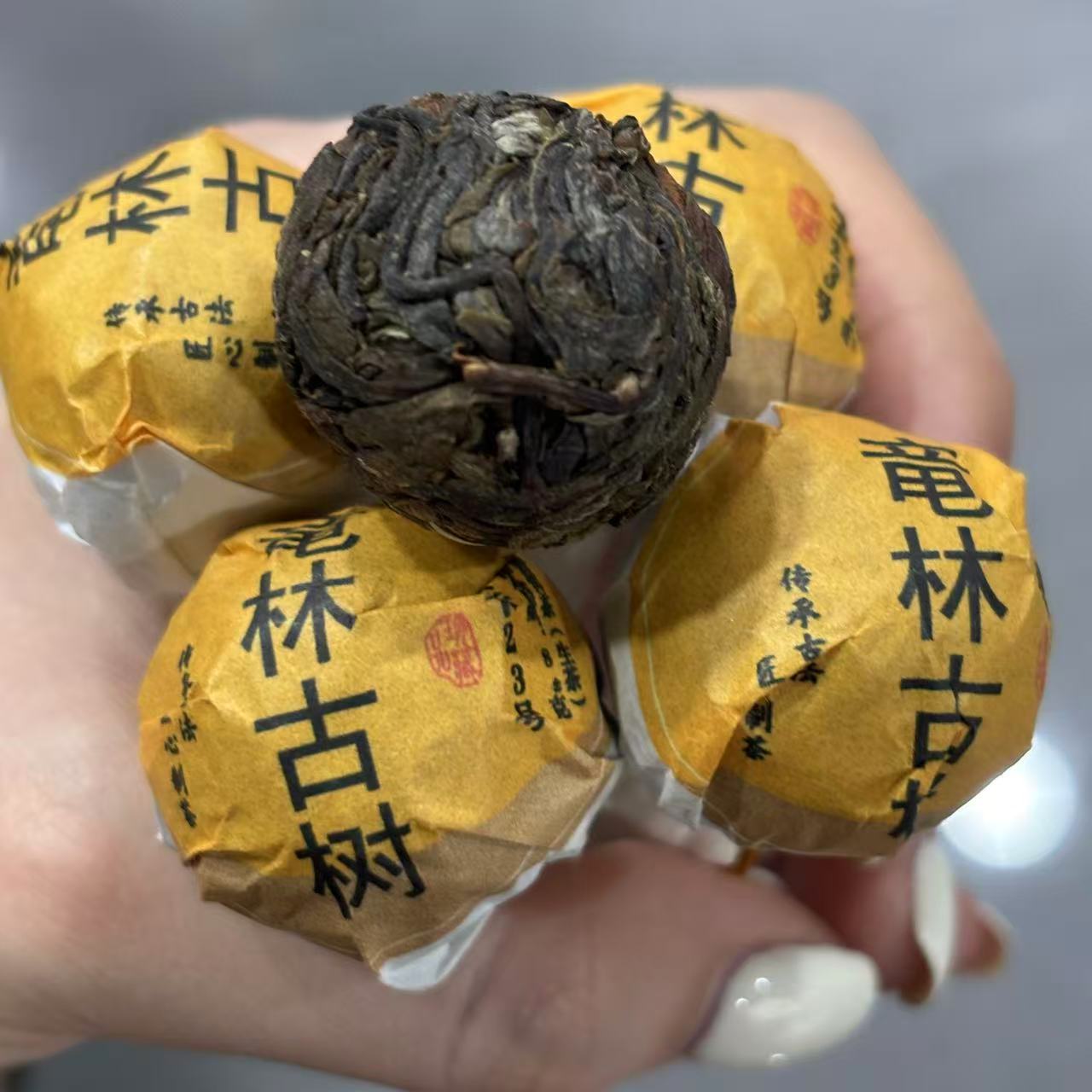 283号2025年坝卡竜林古树春茶一类古树生茶龙珠8克*20+5颗5-27