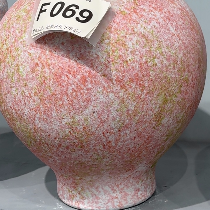 姝***i瓷片景德镇高温花器编码069高29口9默认无孔