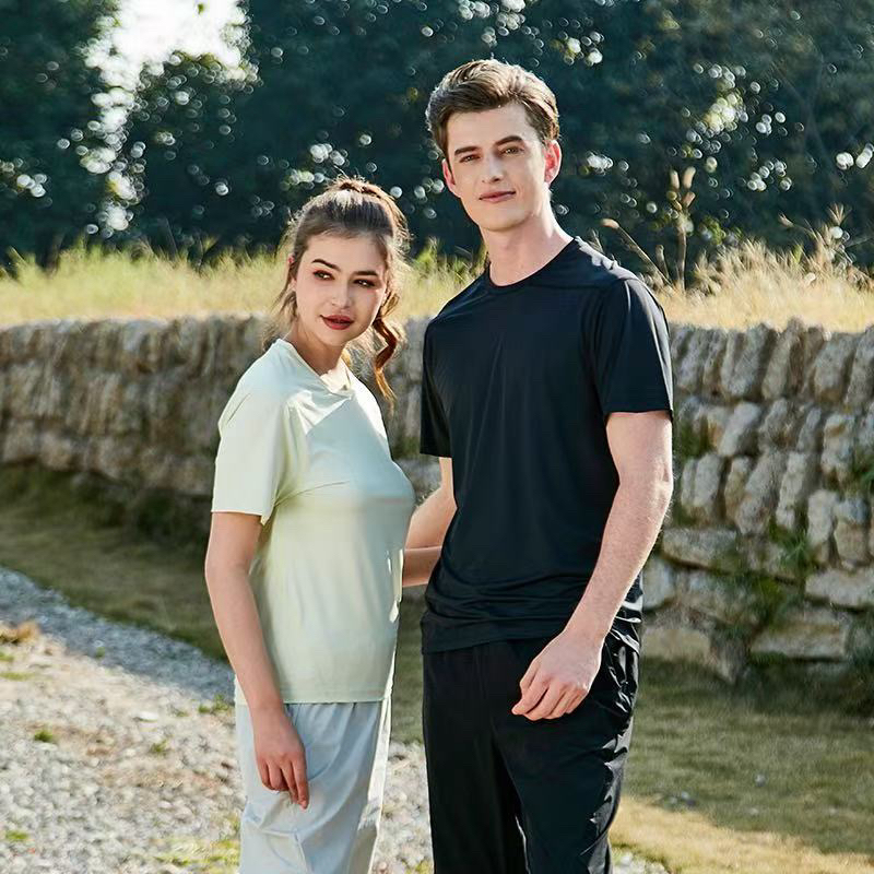 2025爽凉感排汗短袖T恤男女情侣户外运动休闲透气款
