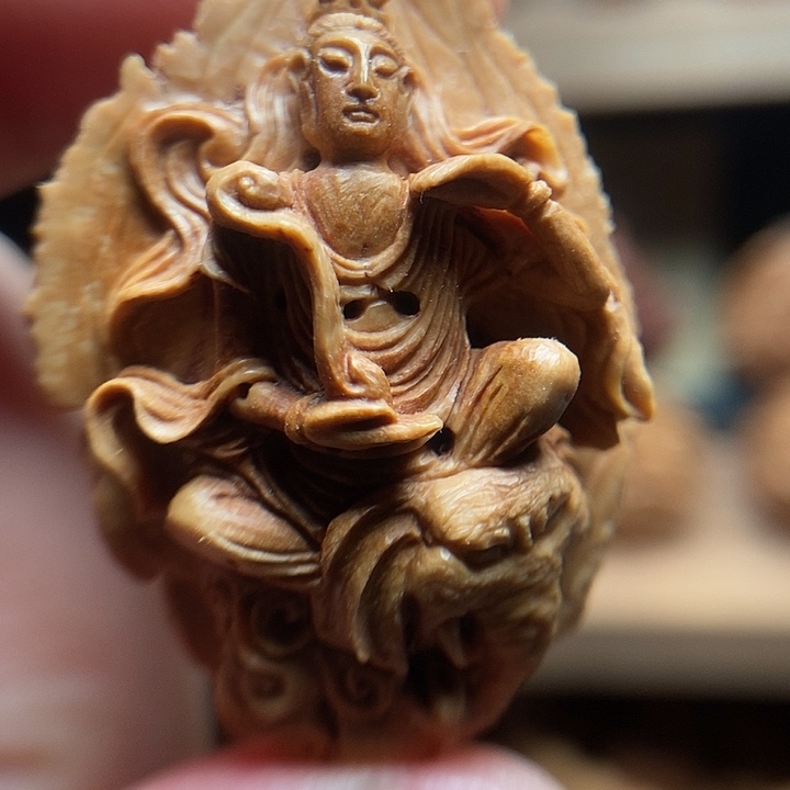 纯手工浮雕普贤菩萨