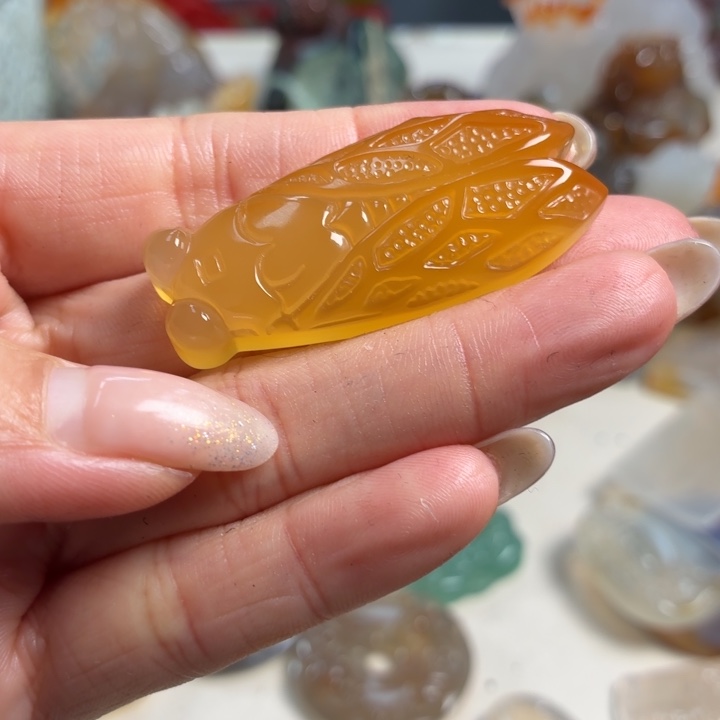 玛瑙/玉髓未镶嵌吊坠(不含链)