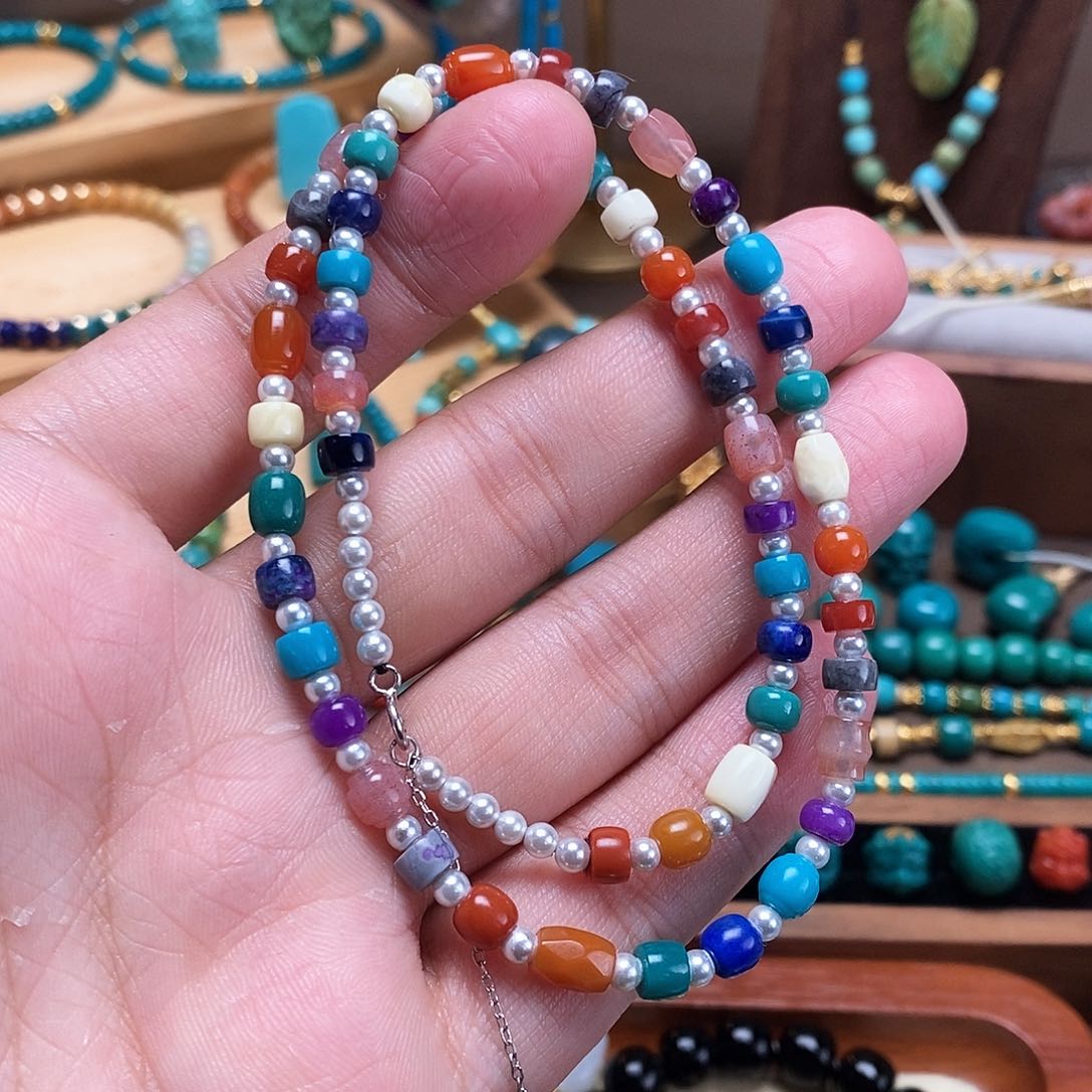 绿松石珠宝奇石未镶嵌