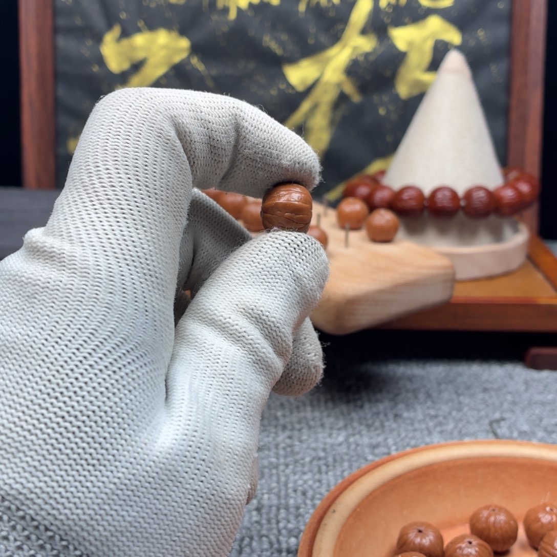 橘****吊坠猴头核桃聚宝盆补籽