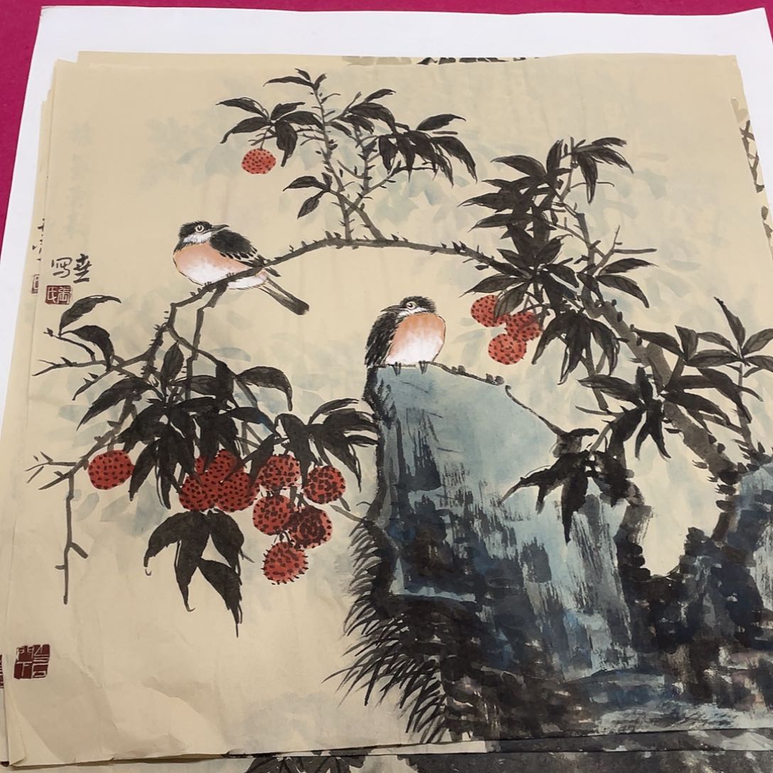 国画2平尺国画作品