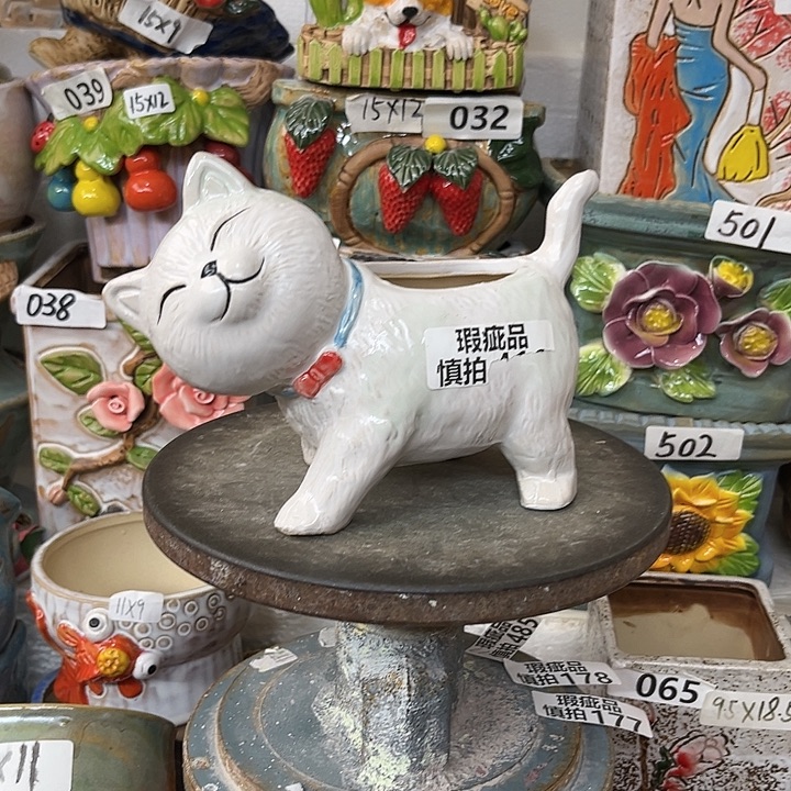 粗陶材质多肉花盆