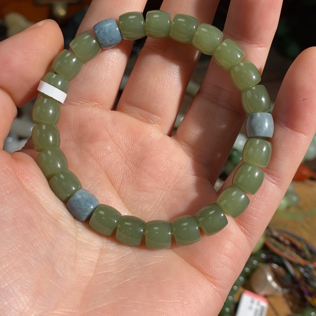 和田玉手串未镶嵌