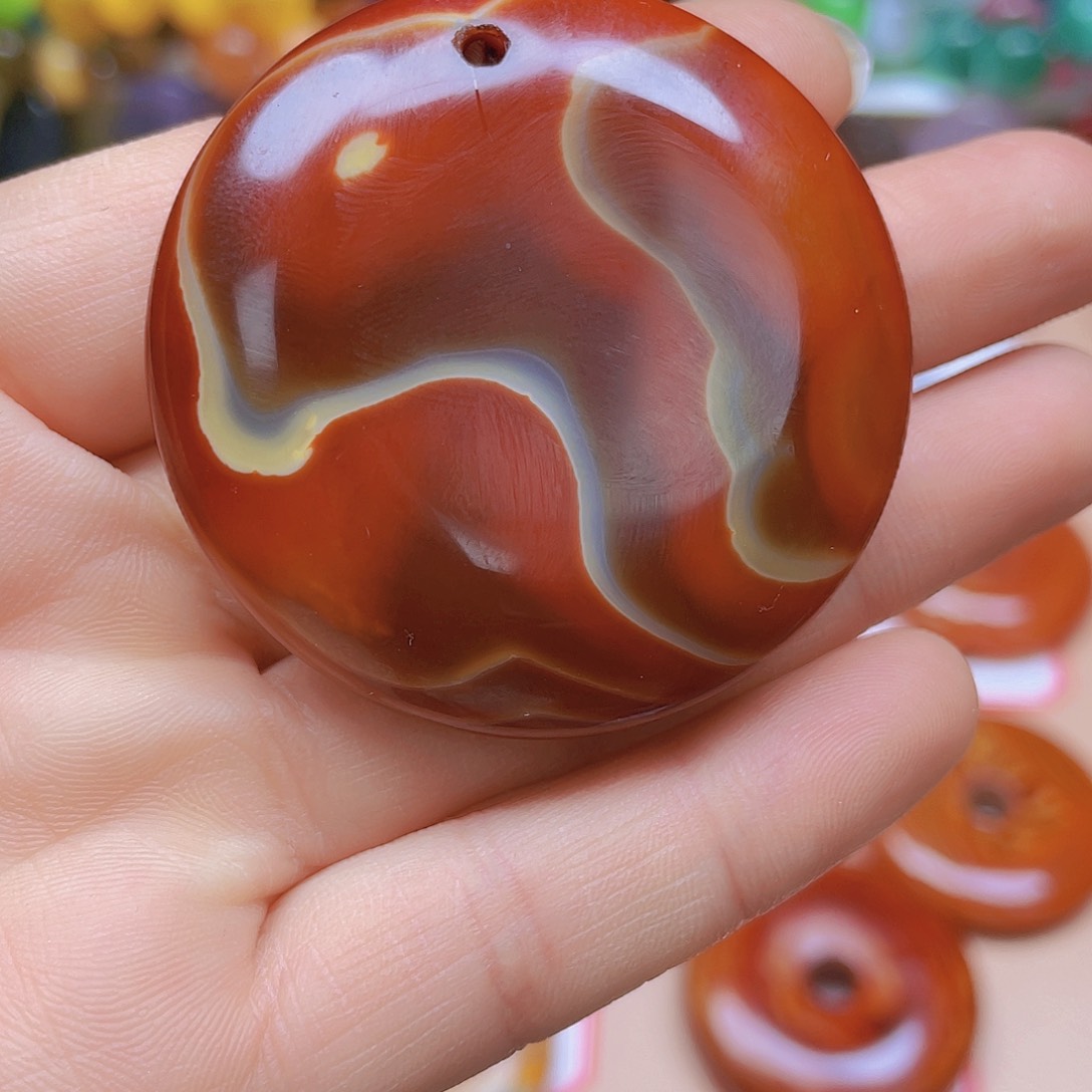 玛瑙/玉髓颈饰未镶嵌猫**七