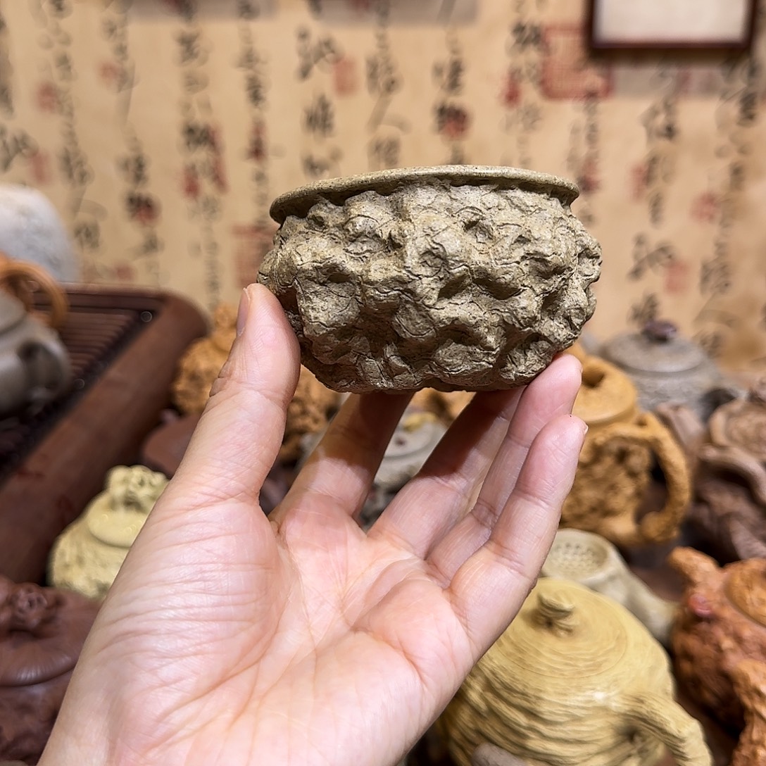 茶壶紫砂青段供春杯