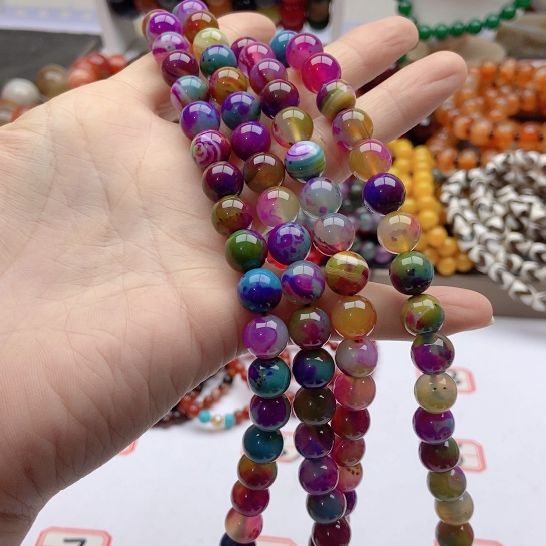 【闪购商品】玛瑙/玉髓手链未镶嵌悟*生