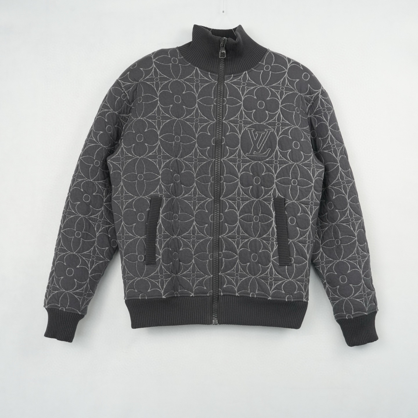 未使用 LouisVuitton/路易威登 FW22花卉刺绣拉链夹克 S码 B10058