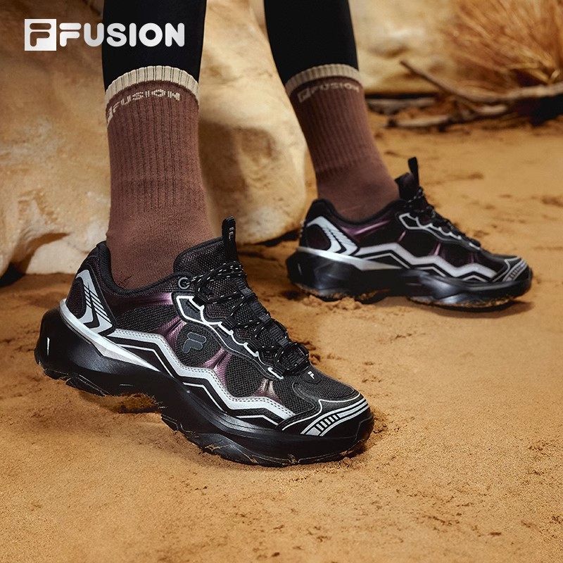 FILA FUSION斐乐潮牌岩层鞋赵露思同款户外运动鞋女鞋T12W511521F