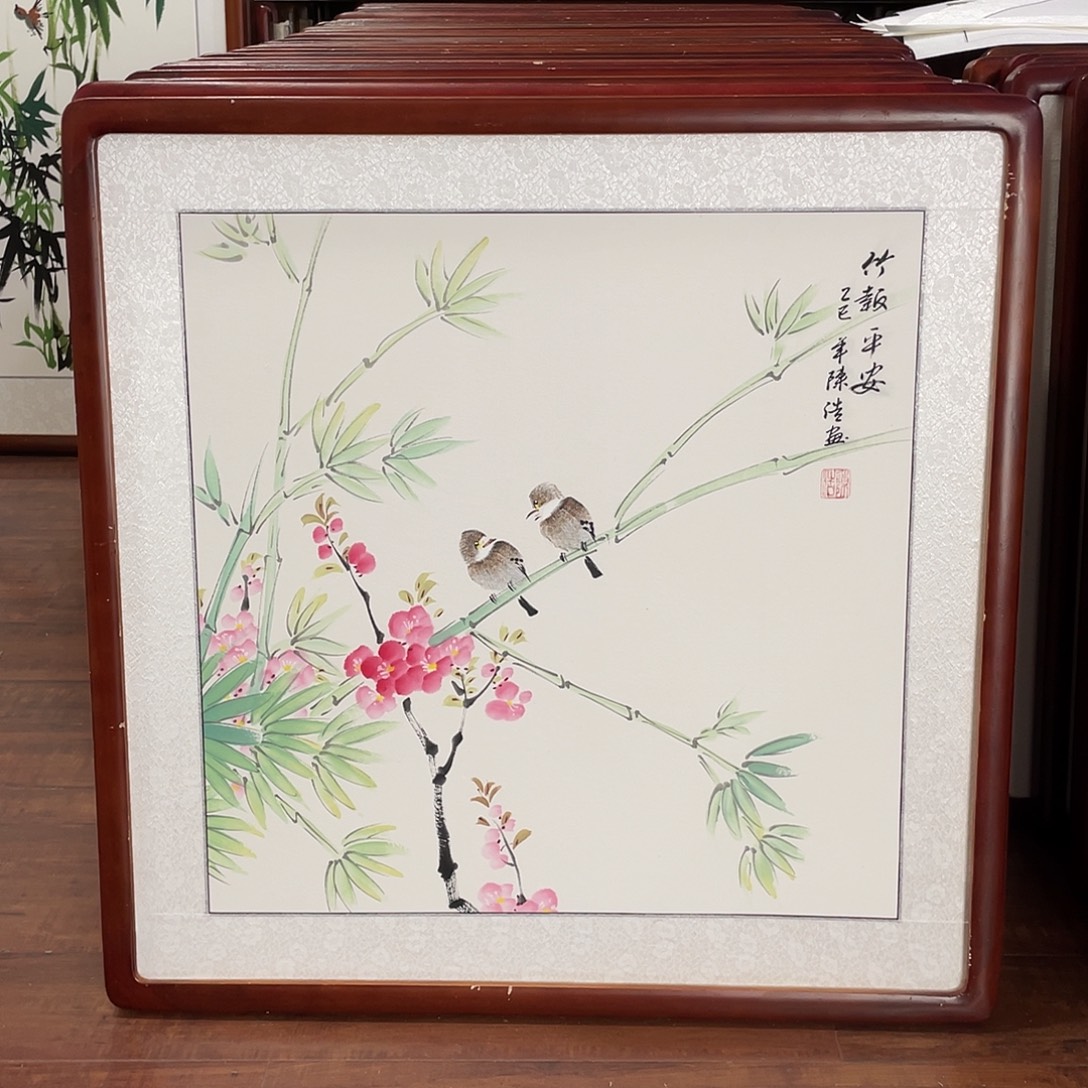 国画带框尺寸63*63厘米