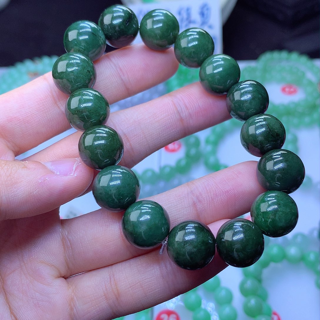 翡翠毛衣链未镶嵌卡13.4