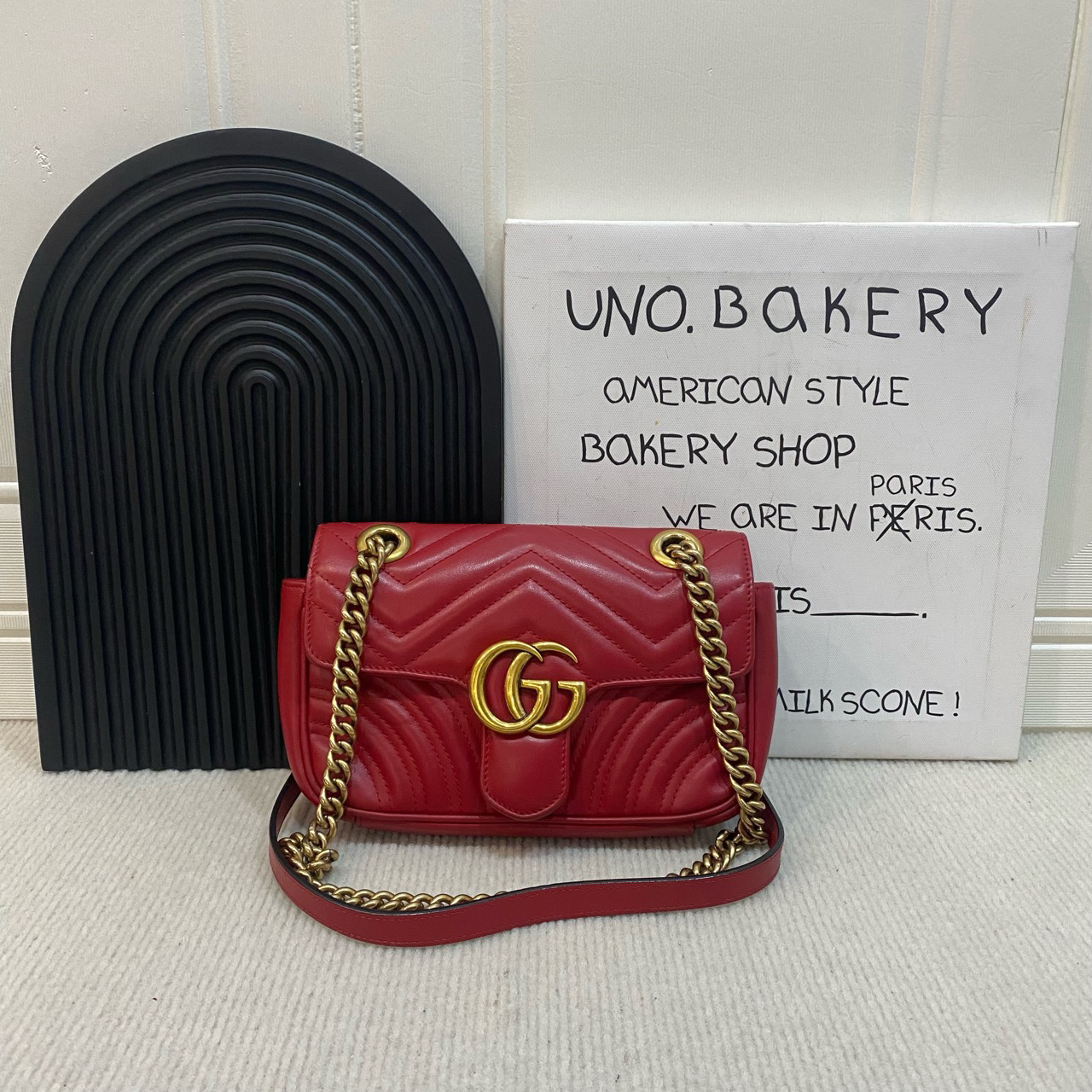 95新 GUCCI/古驰 红金马蒙22