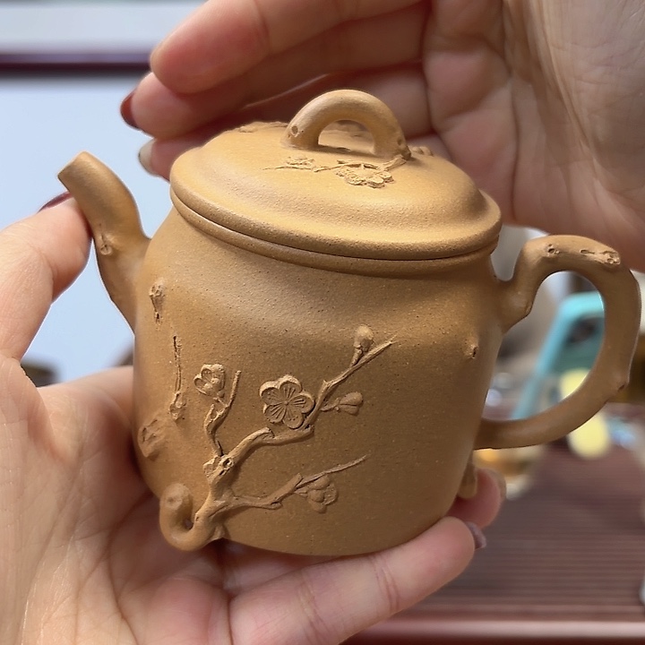 紫砂茶壶宜兴原矿黄金段